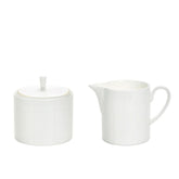 Alligator White Sugar & Creamer Set
